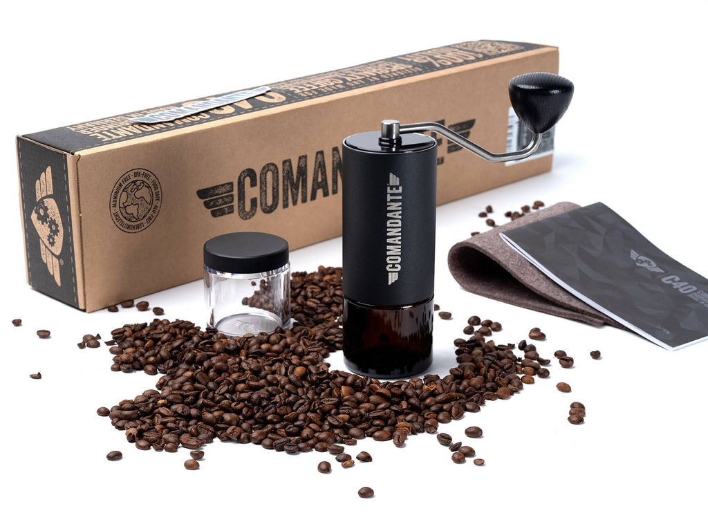 Authentic Comandante Coffee Grinder C40 MK4 Nitro Blade , Liquid Amber