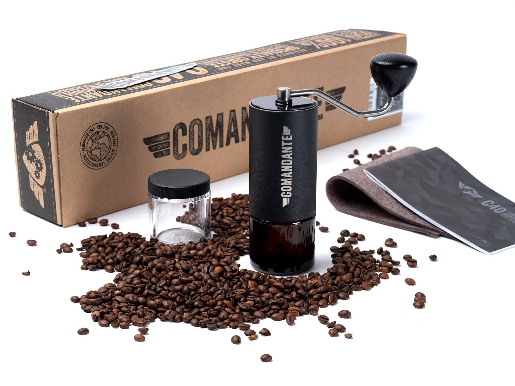Authentic Comandante Coffee Grinder C40 MK4 Nitro Blade , Liquid Amber