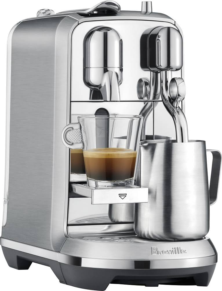 Authentic Breville Nespresso Creatista Plus Espresso Machine, Brushed Stainless Steel